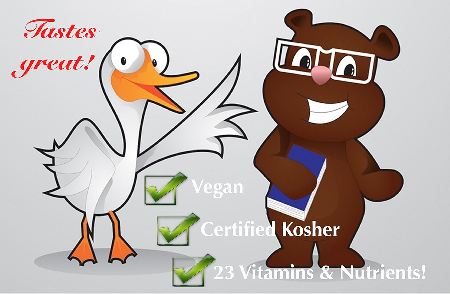 Silly Goose Gummies - Mega Multi-Vitamin for Children Raspberry Flavor (90)