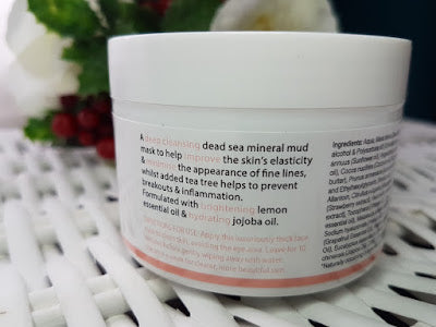 Peachy Fox London Dead Sea Mud Mask with Jojoba